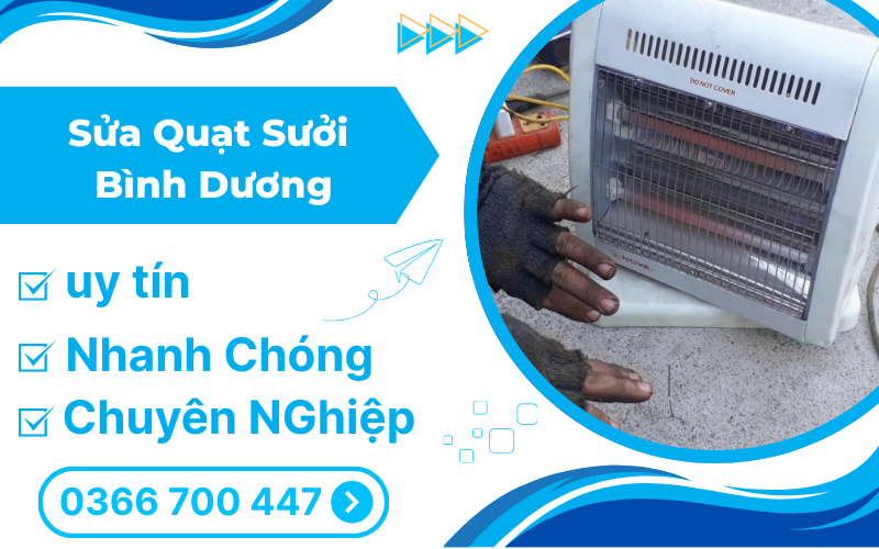 Sửa Quạt Sưởi Bình Dương