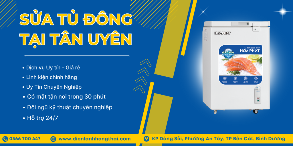 Sửa Tủ Đông Tại Tân Uyên Bình Dương