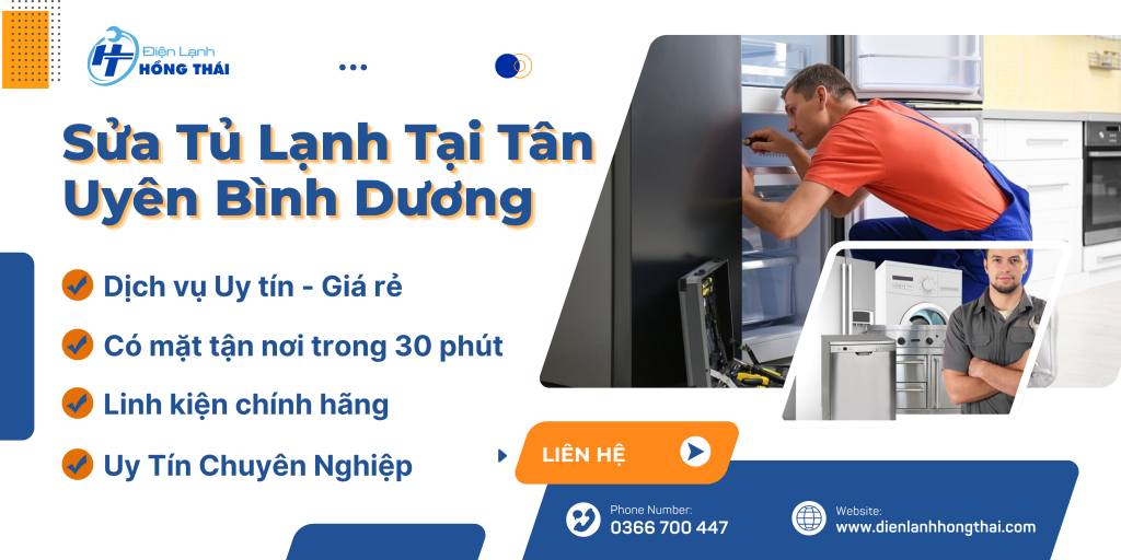 Sửa Tủ Lạnh Tại Tân Uyên Bình Dương