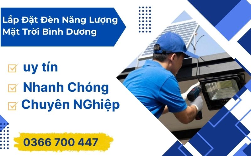 Lắp Đặt Đèn Năng Lượng Mặt Trời Bình